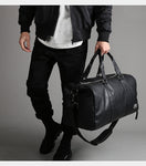 Deluxe Leather Duffle Bag