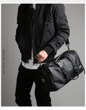 Deluxe Leather Duffle Bag