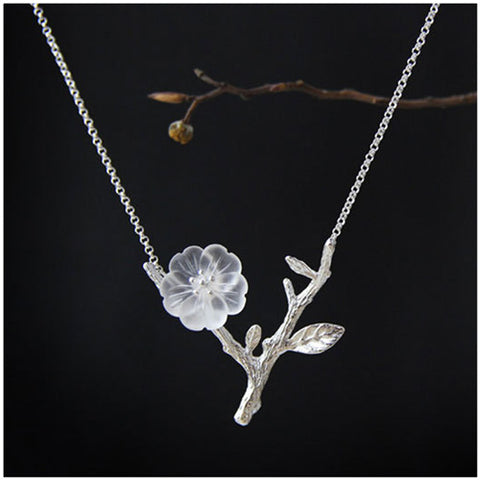 Montana Gallery Handmade Sterling Silver Lotus Necklace